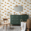 Tiger Play Mural Wallpaper - room preview 04