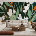 Evening Paperwhites Mural Wallpaper - room preview 04