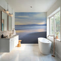Pastel Shore Reflections Mural Wallpaper - room preview 04