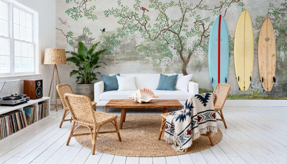 Lakeside View Mural Wallpaper - room preview 04