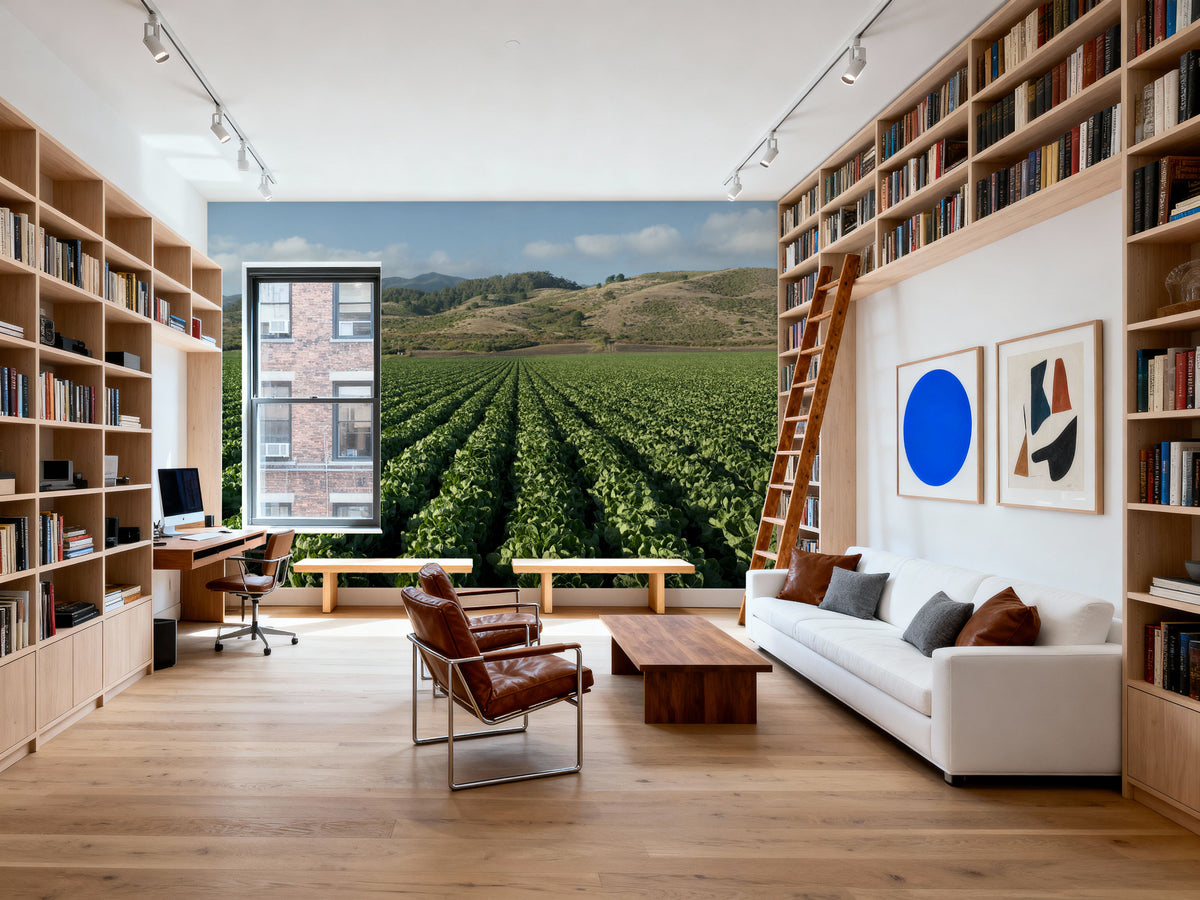 Harvest Rows Mural Wallpaper - room preview 04