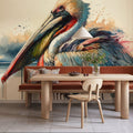 Sovereign Gaze of the Coastal Sentinel Mural Wallpaper - room preview 04