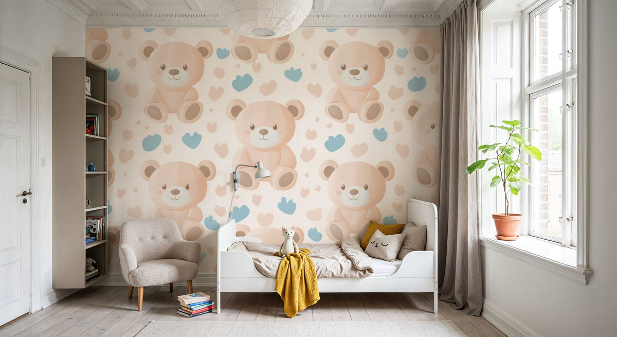 Teddy Bears Mural Wallpaper - room preview 04