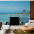 Turquoise Paradise Mural Wallpaper - room preview 04