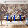 Tulips Feast, Beige Mural Wallpaper - room preview 04