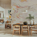 Sunset Marble Mural Wallpaper - room preview 04