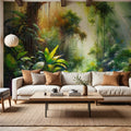 Vibrance of the Jungle Mural Wallpaper - room preview 04