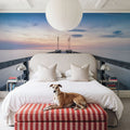 Strand Pier Panorama Mural Wallpaper - room preview 04