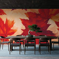 Oaks by Fall Mural Wallpaper - room preview 04