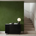 Subtle Plaster Wall, Dill Green Mural Wallpaper - room preview 04