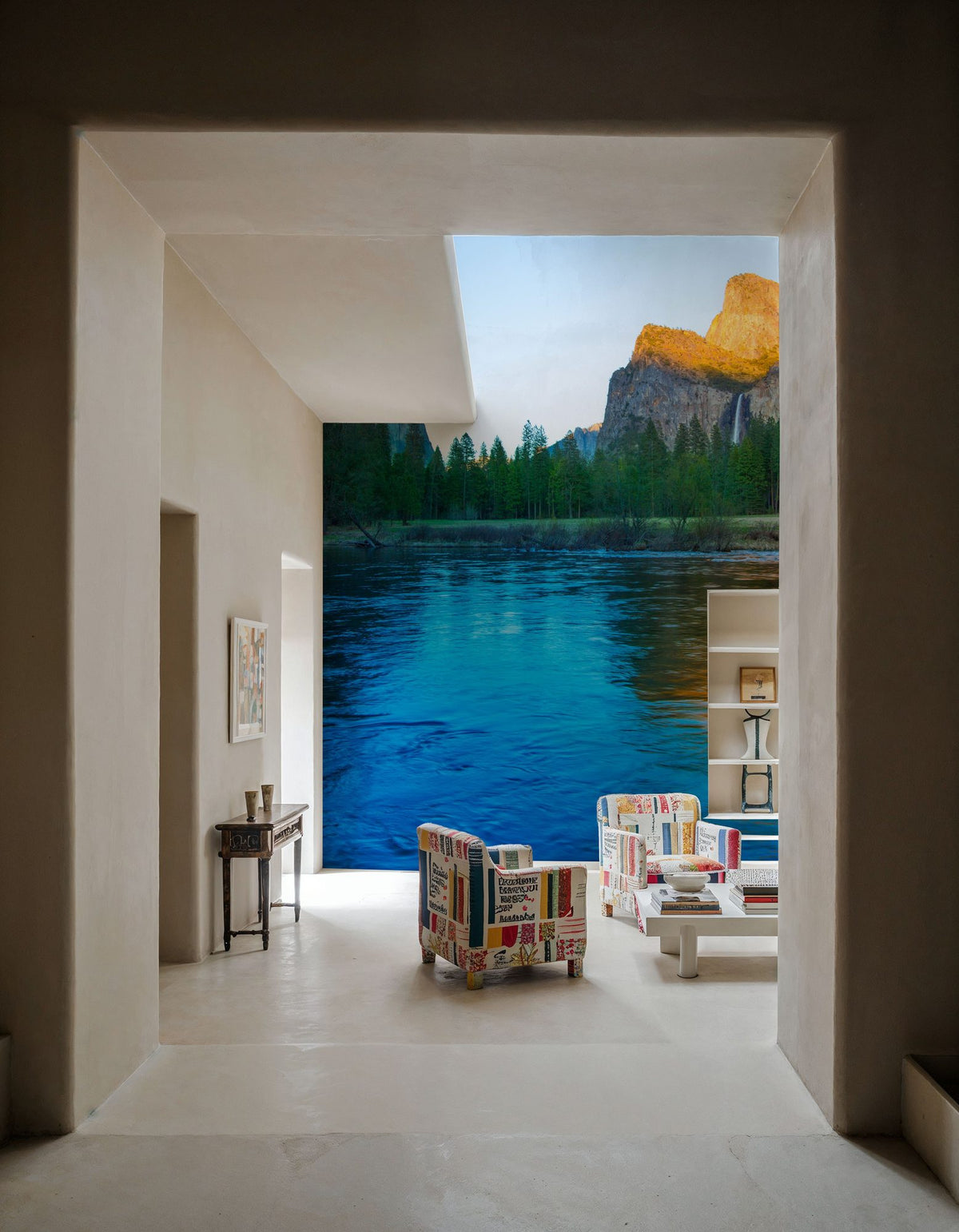 Merced River Clear Mural Wallpaper - room preview 04