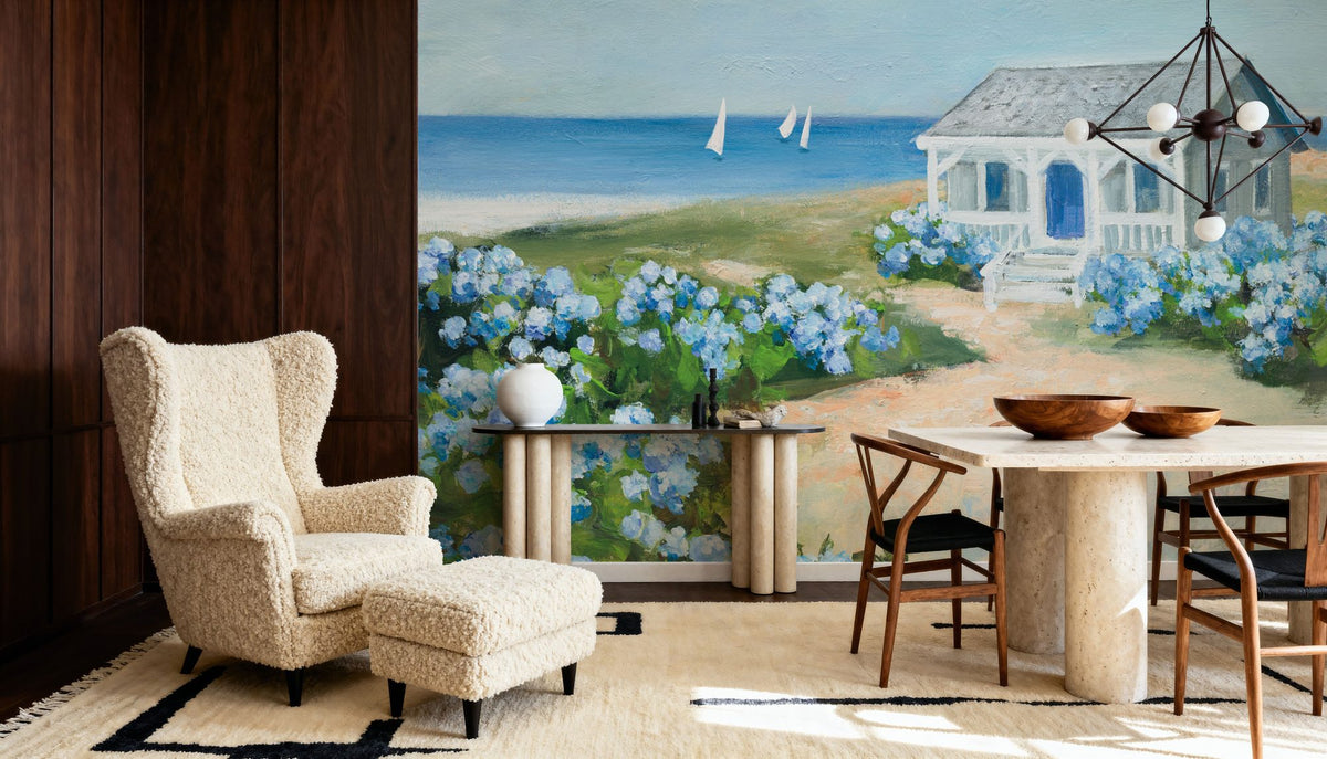 Nantucket Coast Mural Wallpaper - room preview 04