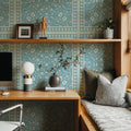 Mission Cement Tiles, Sky Mural Wallpaper - room preview 04