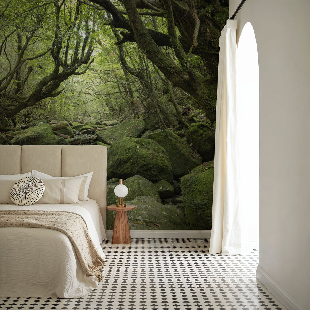 Forest Exploring Mural Wallpaper - room preview 04