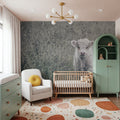 Meadow Calf Mural Wallpaper - room preview 04