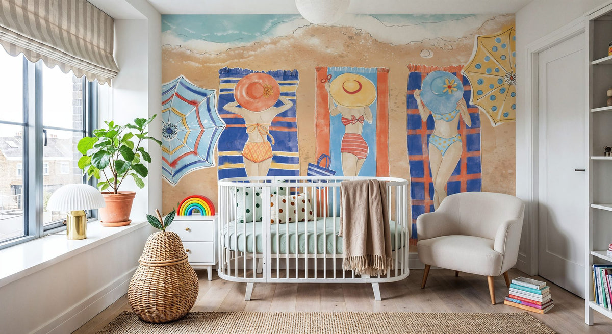 Sunkissed I Beach Mural Wallpaper - room preview 04