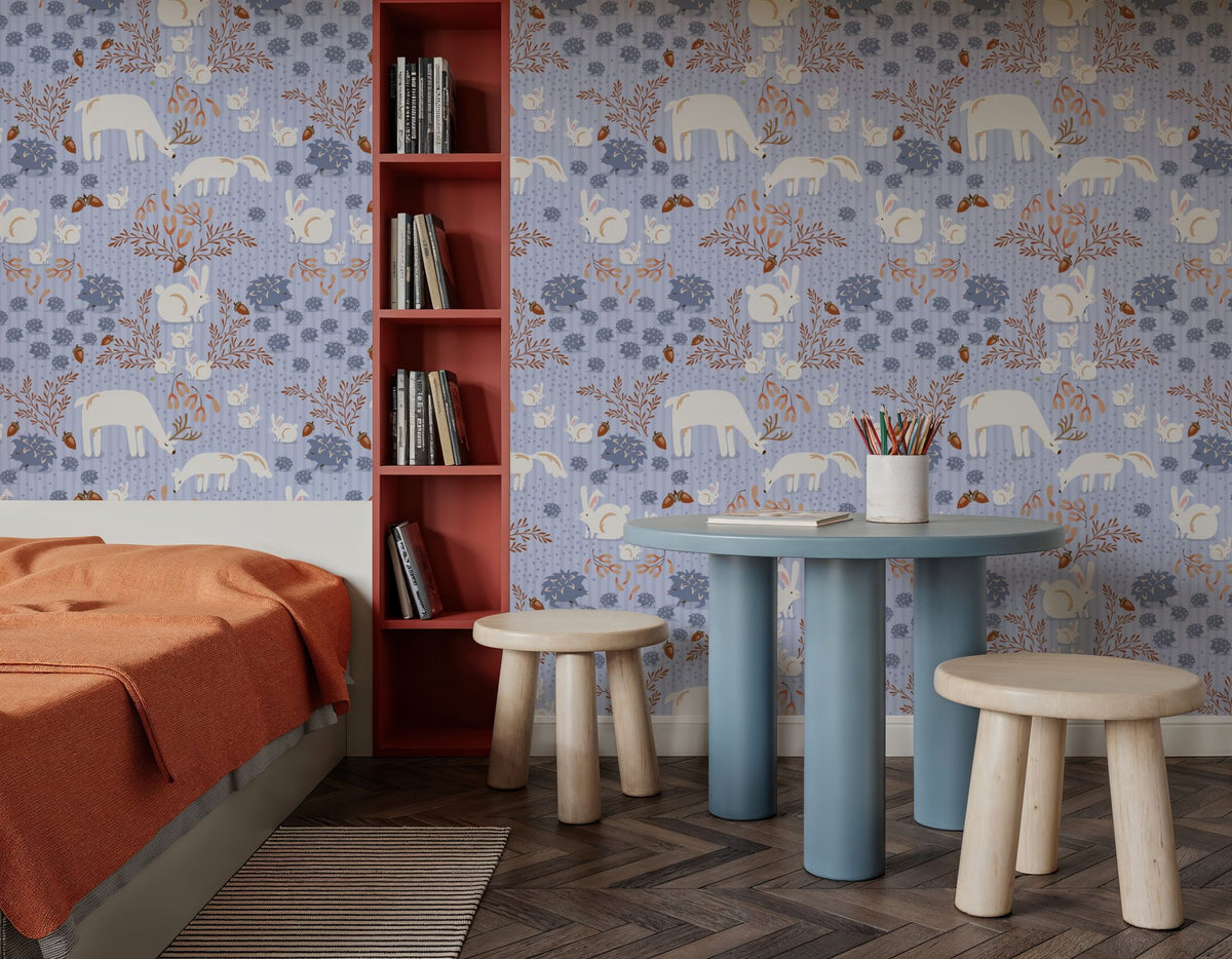 Welcome to the World, Sky Blue Mural Wallpaper - room preview 04
