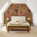 Juicy Fruits, Dusty Pink Mural Wallpaper - room preview 04