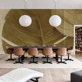 Monstera Leaf II Mural Wallpaper - room preview 04
