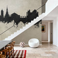 Schaffhausen Switzerland Skyline Concrete Mural Wallpaper - room preview 04