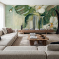 Silver Orchids II Mural Wallpaper - room preview 04