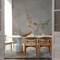 Subtle Plaster Wall Mural Wallpaper - room preview 04