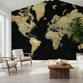 World Map Cities - Eleni Mural Wallpaper - room preview 04
