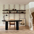 Lavender Curtain Mural Wallpaper - room preview 04