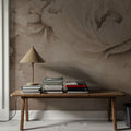 Transcendent Peony, Beige Mural Wallpaper - room preview 04