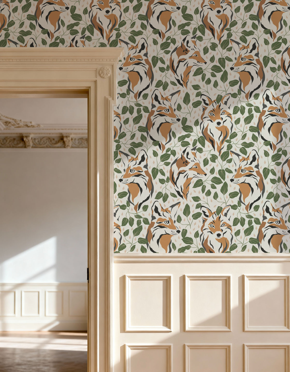 Mr. Fox Mural Wallpaper - room preview 04