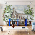 Holiday Vignette II Cabin Mural Wallpaper - room preview 04