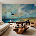 Sunny Clouds Mural Wallpaper - room preview 04
