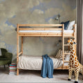 Painted Dreamy Clouds, Bright Mural Wallpaper - room preview 04