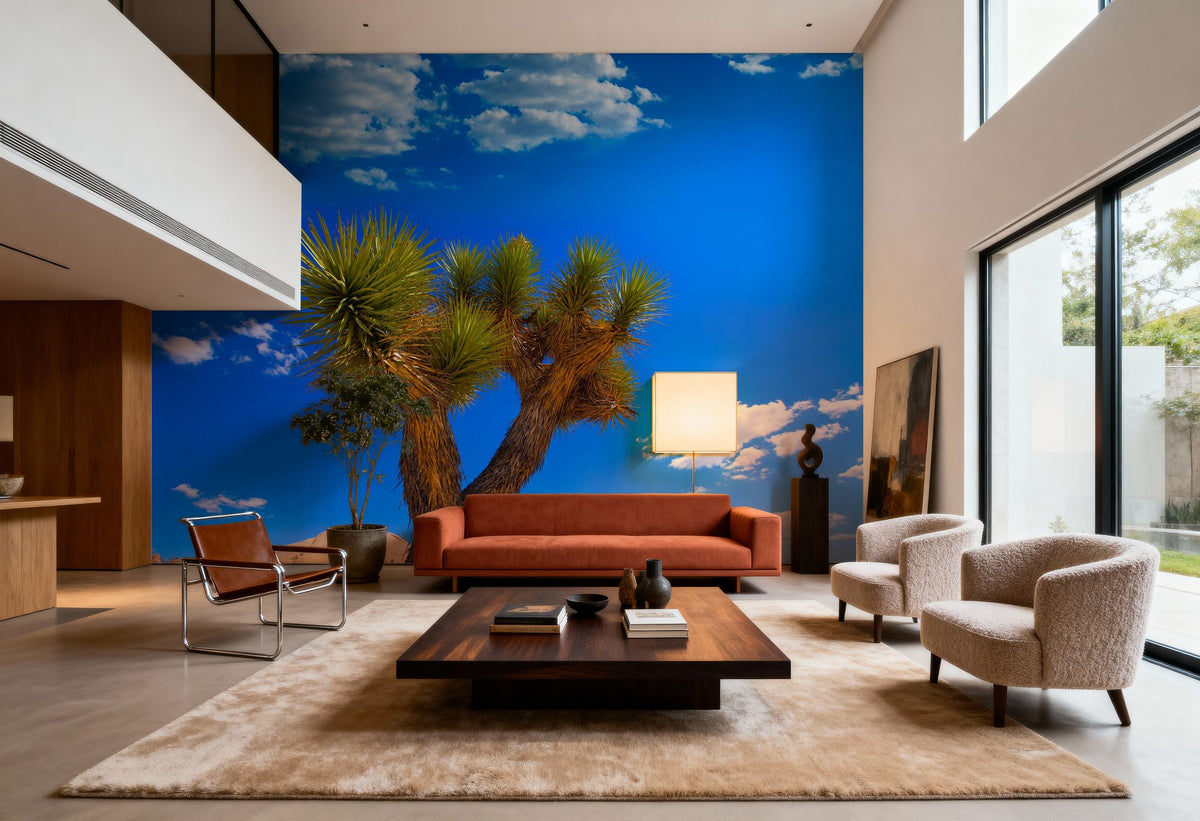 Joshua Tree Blue VII Mural Wallpaper - room preview 04