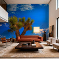 Joshua Tree Blue VII Mural Wallpaper - room preview 04