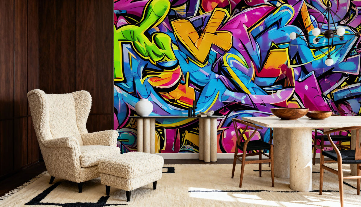 Tricky Street Mural Wallpaper - room preview 04