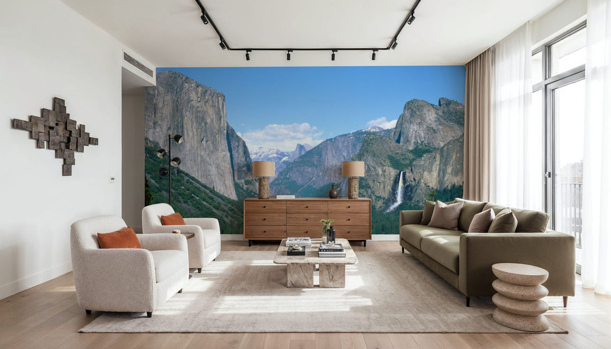Yosemite Valley Mural Wallpaper - room preview 04