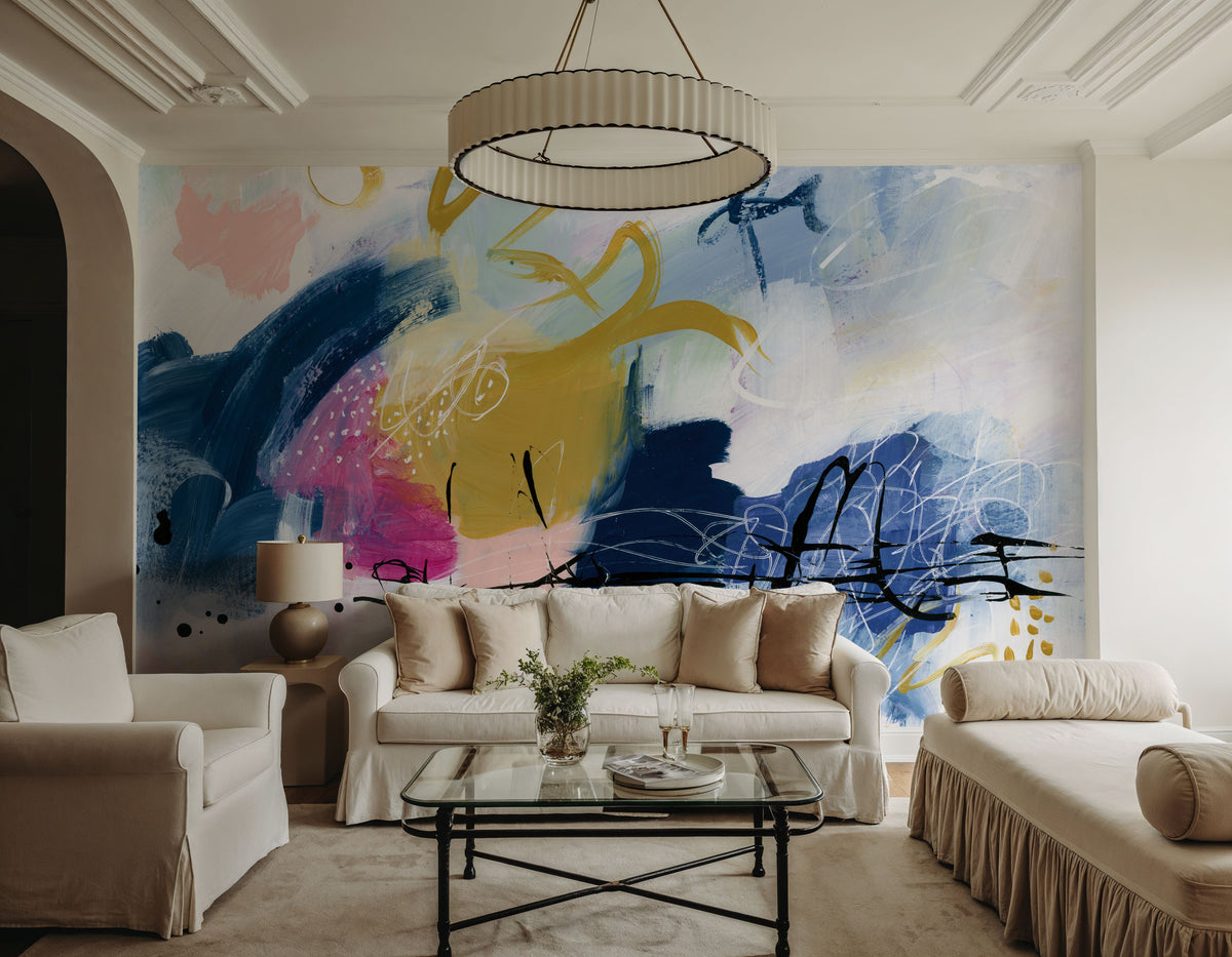 Graffiti Abstract IV Mural Wallpaper - room preview 04