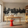 Panama City Skyline Concrete Mural Wallpaper - room preview 04