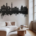 Siena Italy Skyline Black & White Mural Wallpaper - room preview 04