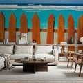 Coastal Gateway Mural Wallpaper - room preview 04