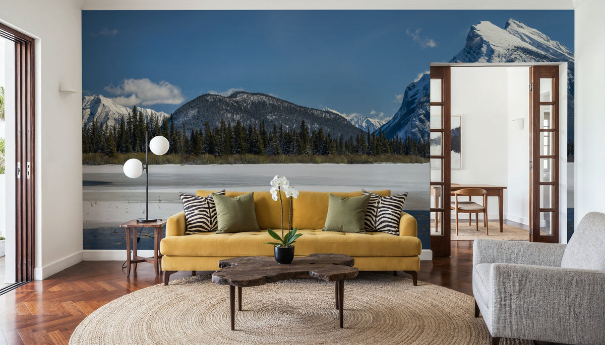 Vermillion Lakes Mural Wallpaper - room preview 04