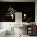 Forest Sunlight Sepia Mural Wallpaper - room preview 04