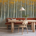 Birch Dusk Mural Wallpaper - room preview 04