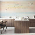 Sunset Shore Mural Wallpaper - room preview 04