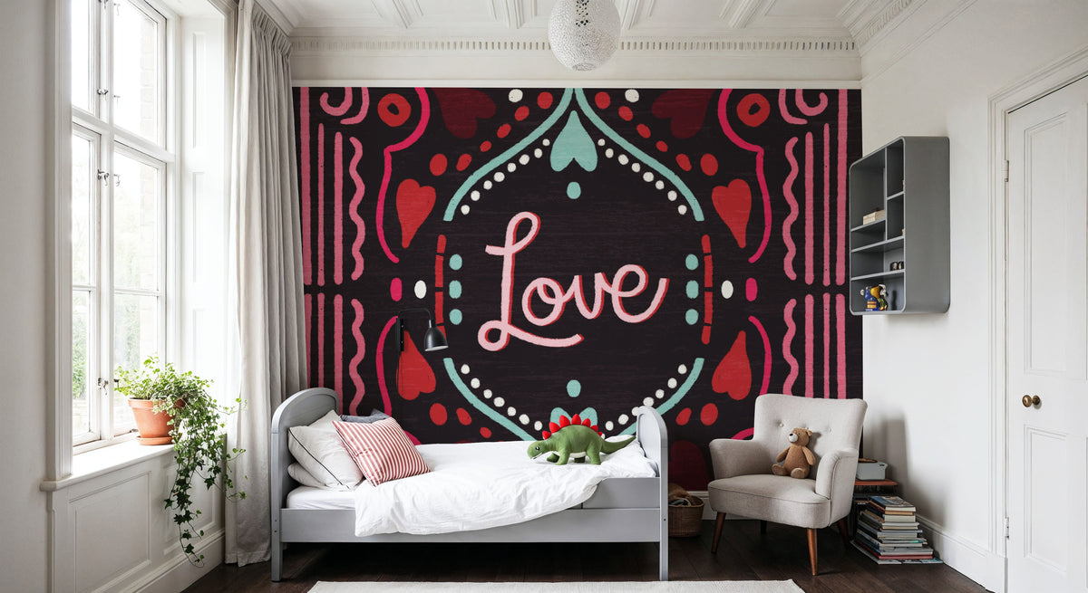Love Sentiments Love Mural Wallpaper - room preview 04
