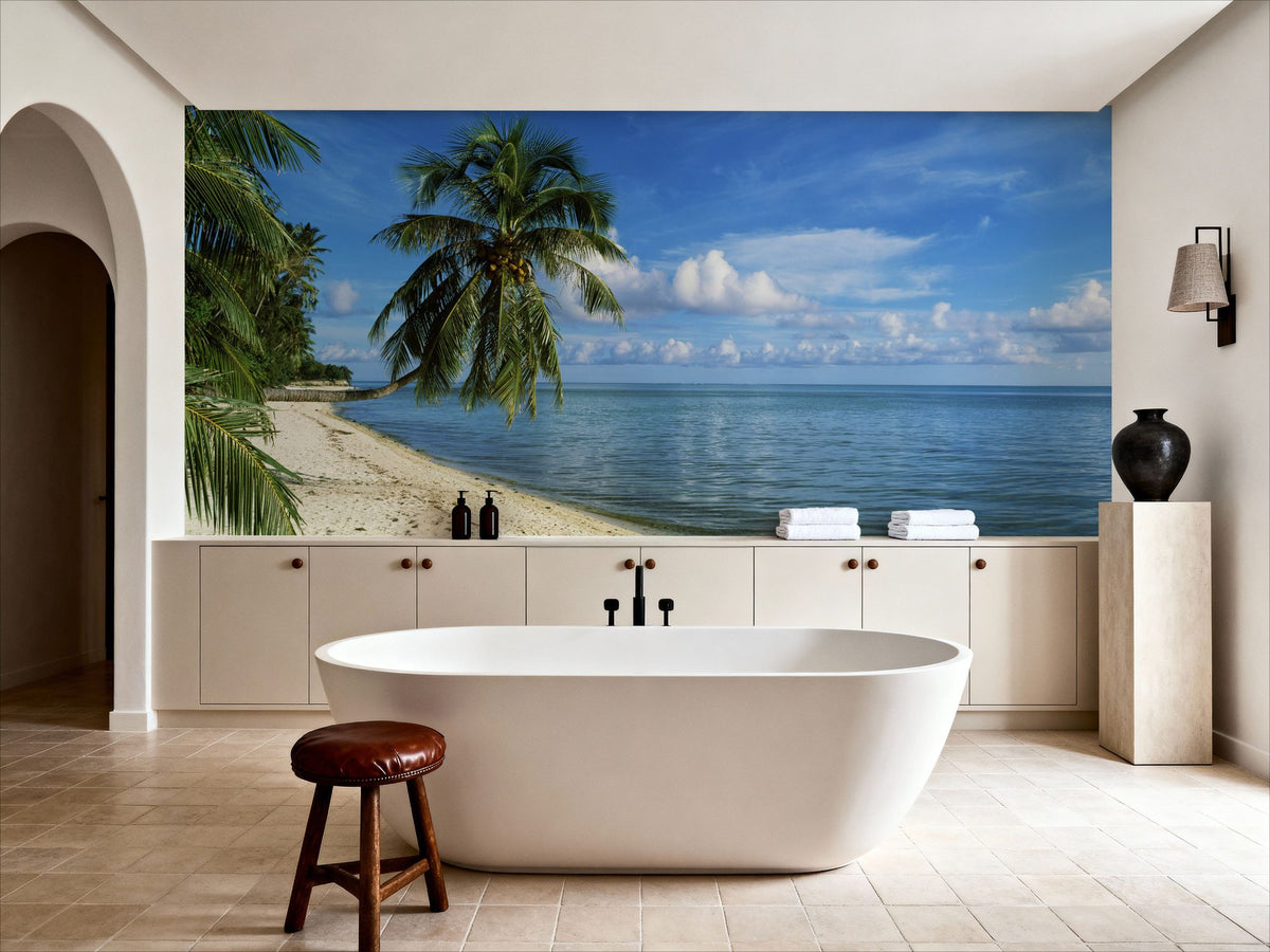 Coconut Shore Mural Wallpaper - room preview 04