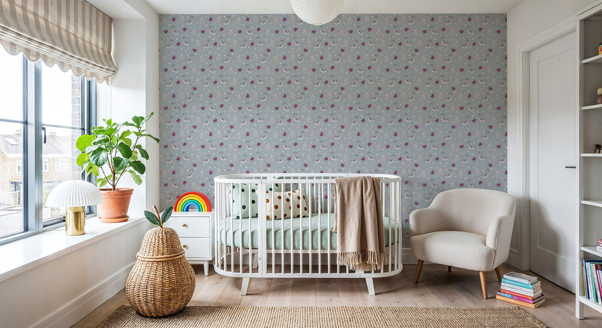 Kitten Love, Sky Mural Wallpaper - room preview 04