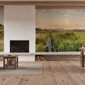 Sunrise Walk Mural Wallpaper - room preview 04