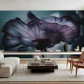 Hibiskus and Sky Mural Wallpaper - room preview 04